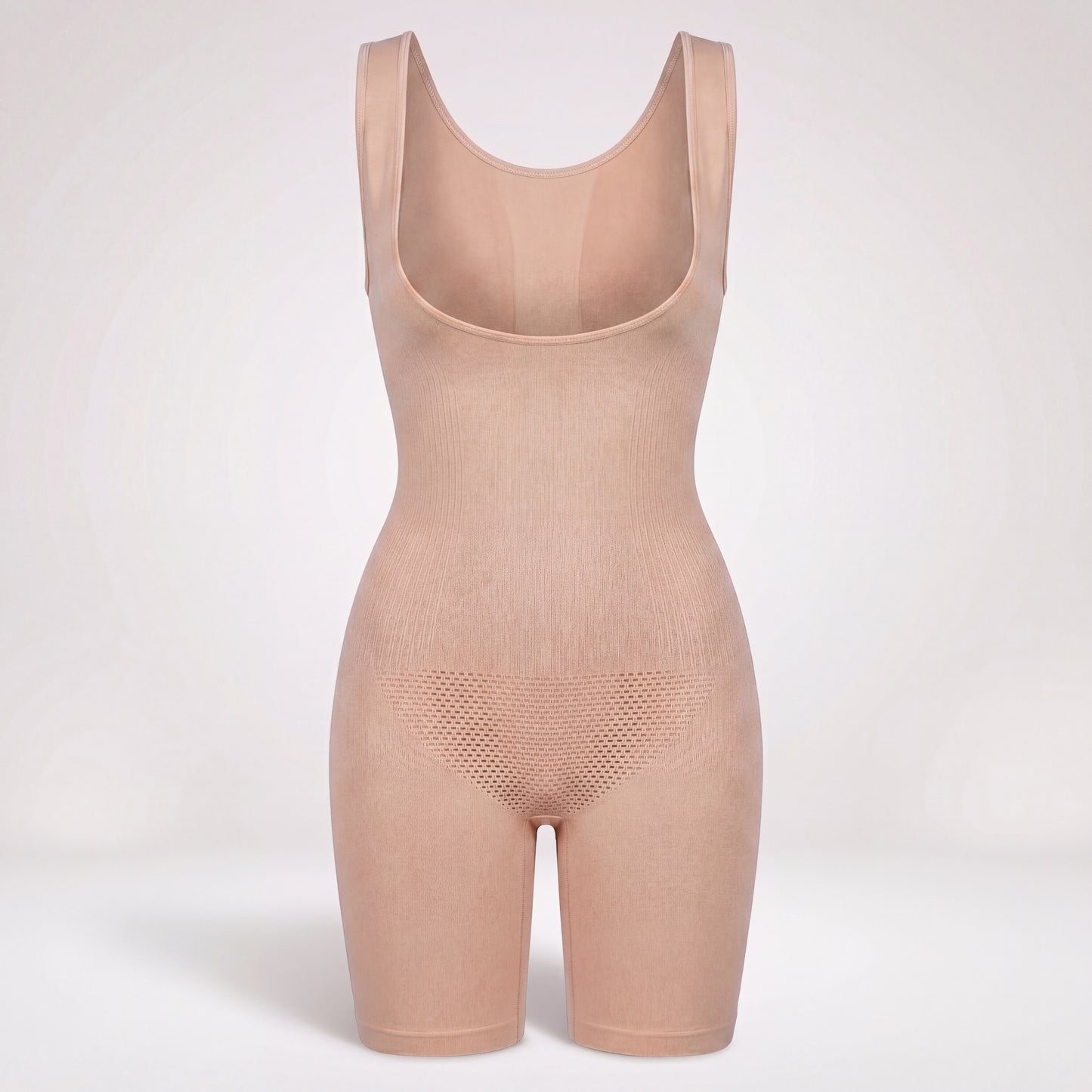 Mid-Thigh Open-Bust Bodysuit
